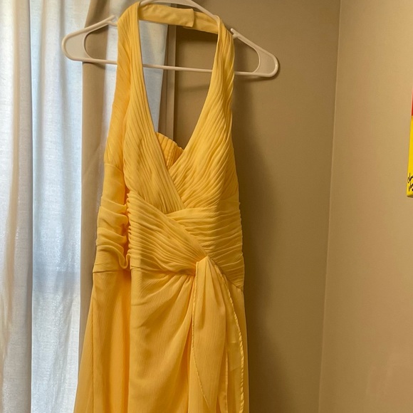 David’s Bridal Yellow size 14 Bridesmaid Dress - Picture 4 of 10